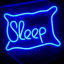 Pillow, Unbreakable Neon Sign, Neon Nightlight, Beautiful Gift.