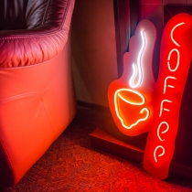Hot Coffee, Unbreakable Neon Sign, Neon Nightlight, Beautiful Gift.