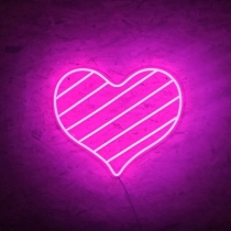 Heart,  Unbreakable Neon Sign, Neon Nightlight, Beautiful Gift.