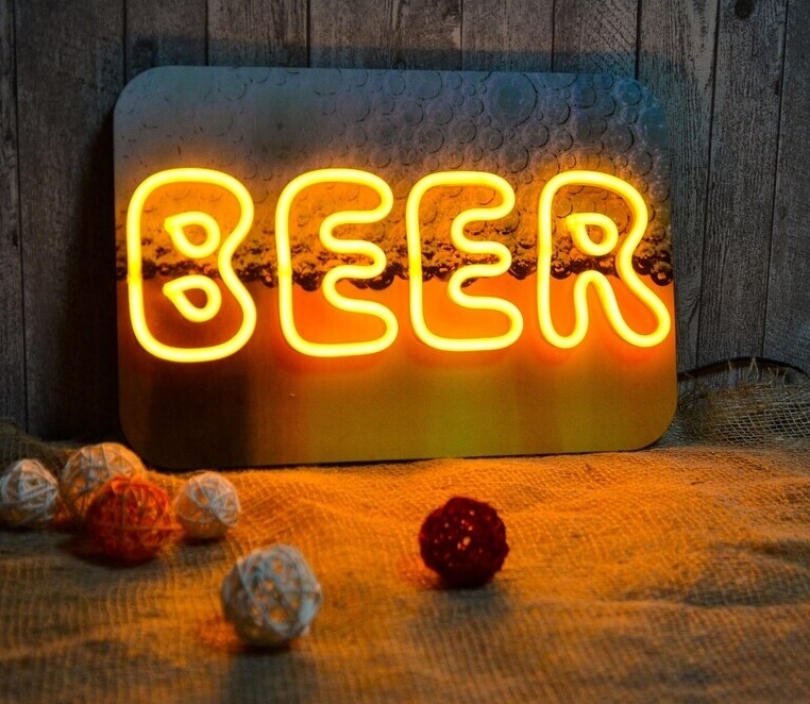 Beer, Unbreakable Neon Sign, Neon Nightlight, Beautiful Gift.