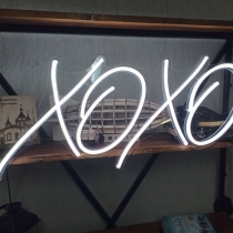 XOXO, Unbreakable Neon Sign, Neon Nightlight, Beautiful Gift.