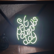 St Patrick's Day Cup Neon Sign, Customized Neon Signs, Express Shipping Included