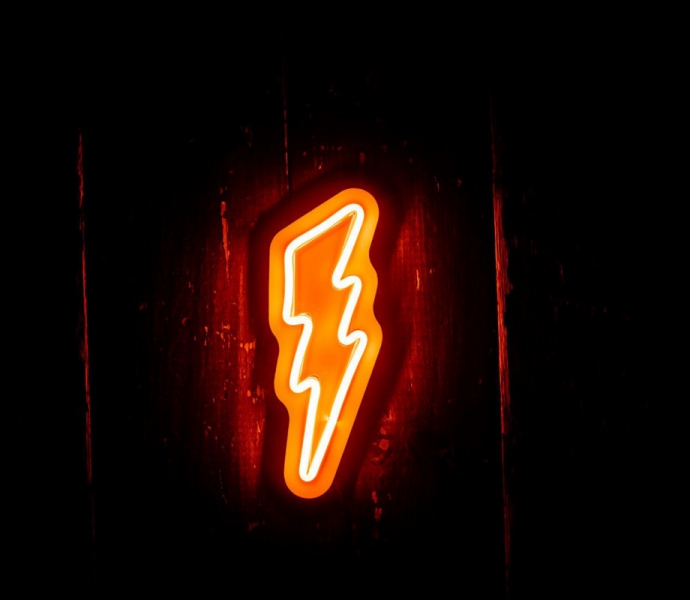 A Little Bolt Lightning, Unbreakable Neon Sign