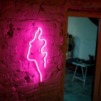 Girl's Profile, Woman Sign, Unbreakable Neon Sign Night Light