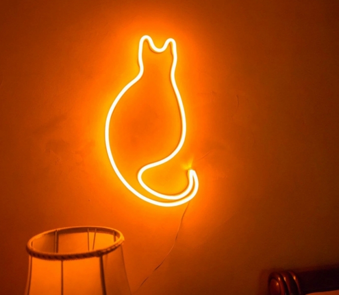 Cat Unbreakable Neon Sign Night Light