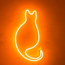 Cat Unbreakable Neon Sign Night Light