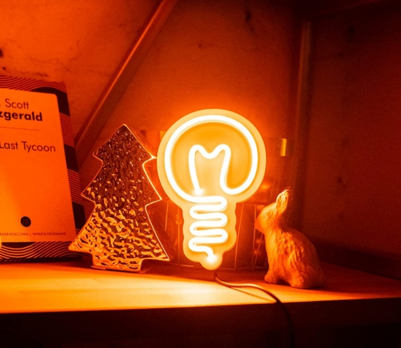 A Little Bulb, Unbreakable Neon Sign