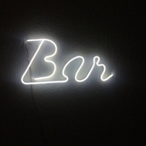 Bar, Unbreakable Neon Sign Night Light, Frameless