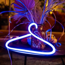 The Hanger, Unbreakable Neon Sign, Transparent background