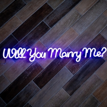 Will you Marry Me, Unbreakable Neon Sign, Night Light